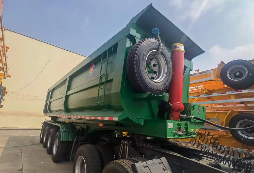 Dump semi-trailer ordered by Laos customer