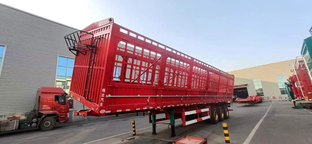 11-meter flatbed side-turn dump semi-trailer