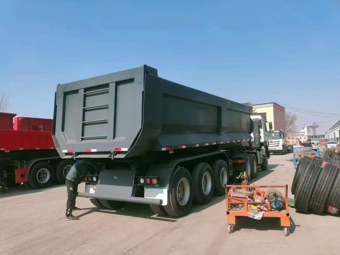 9.5m rear flip dump semi-trailer