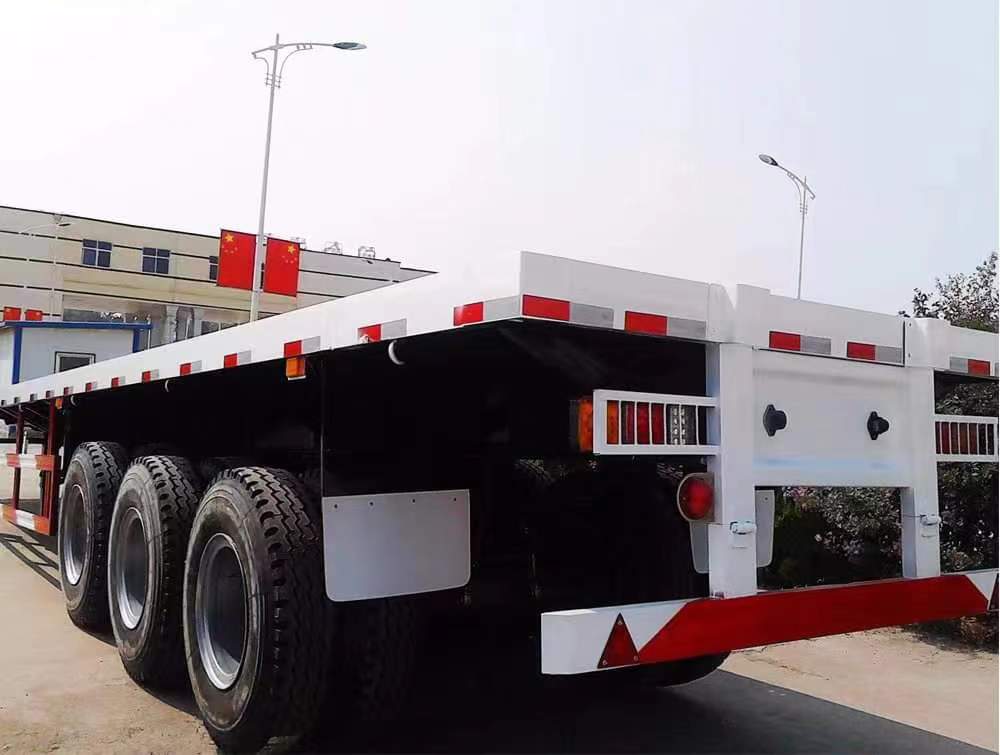 30-foot dangerous goods tank container skeleton transport semi-trailer