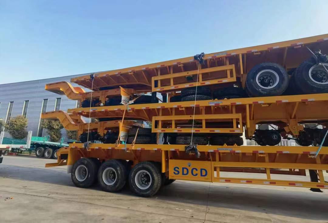 40-foot straight beam frame truck (container transport semi-trailer)