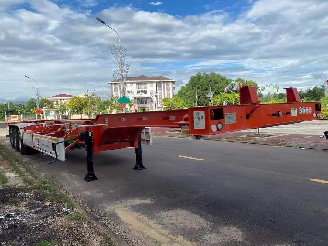 40-foot straight beam frame truck (container transport semi-trailer)