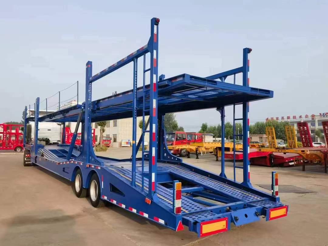 12m center-axle vehicle transport semi-trailer