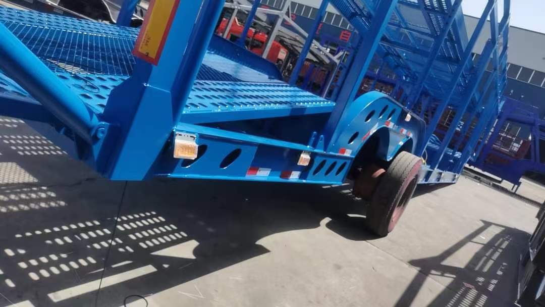 12m center-axle vehicle transport semi-trailer