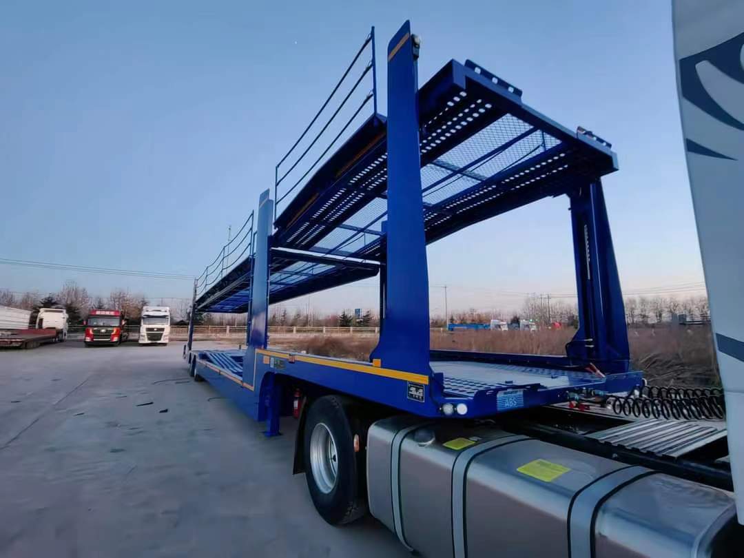 12m center-axle vehicle transport semi-trailer