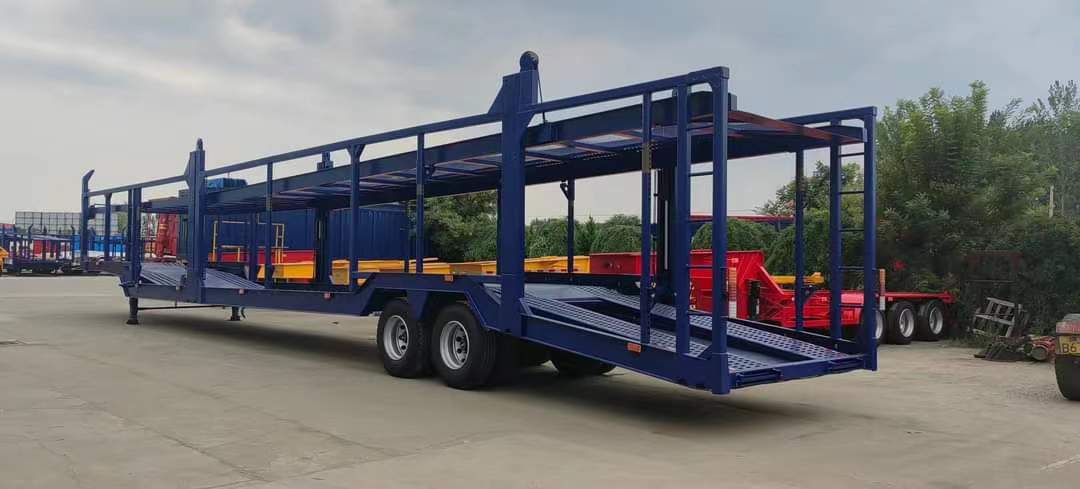 12m center-axle vehicle transport semi-trailer