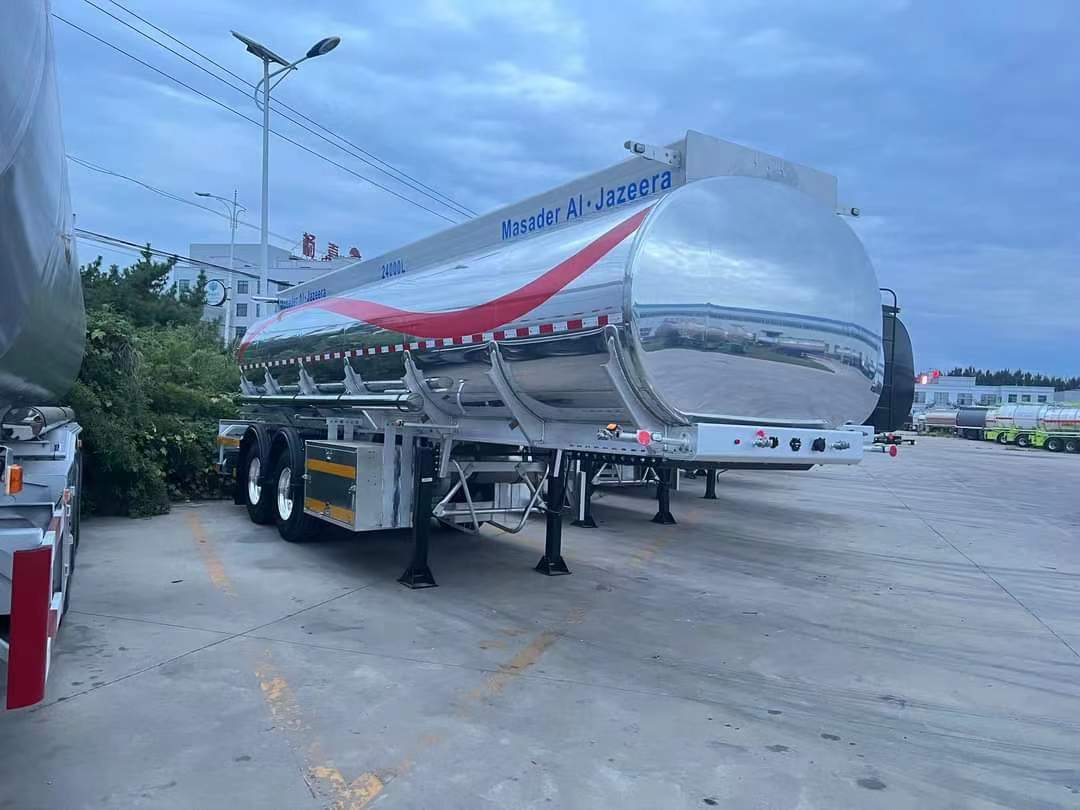 58 cubic meter all-aluminum alloy single tire lift semi-trailer