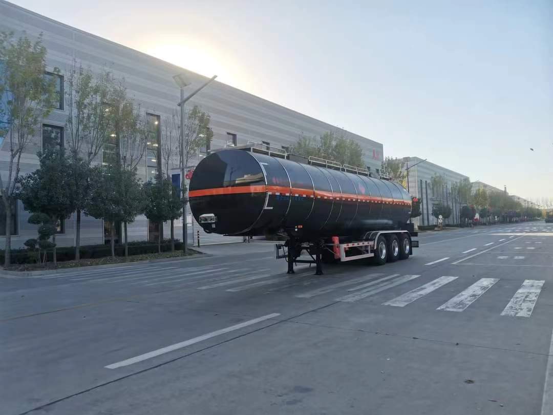 24 cubic meters flammable liquid tank transport semi-trailer