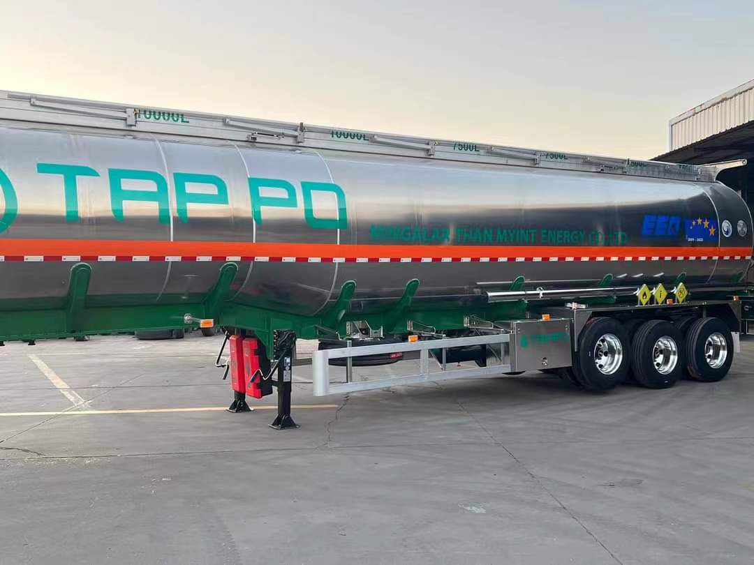 43 cubic meter aluminum alloy oil semi-trailer