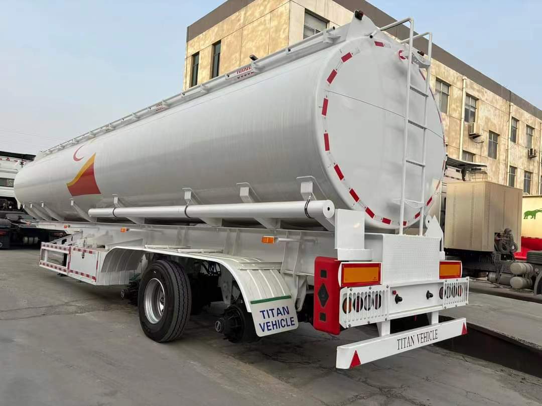 45 square aluminum alloy flammable liquid tank transport semi-trailer