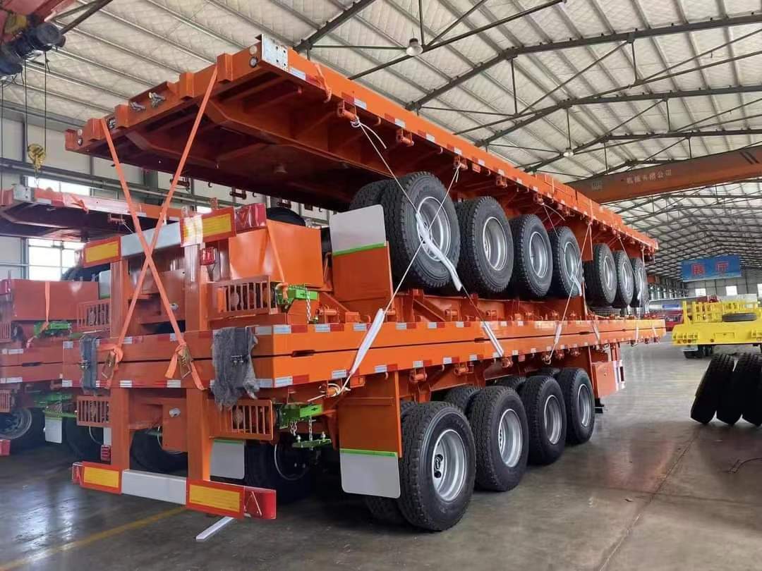 13-meter straight beam flatbed transport semi-trailer