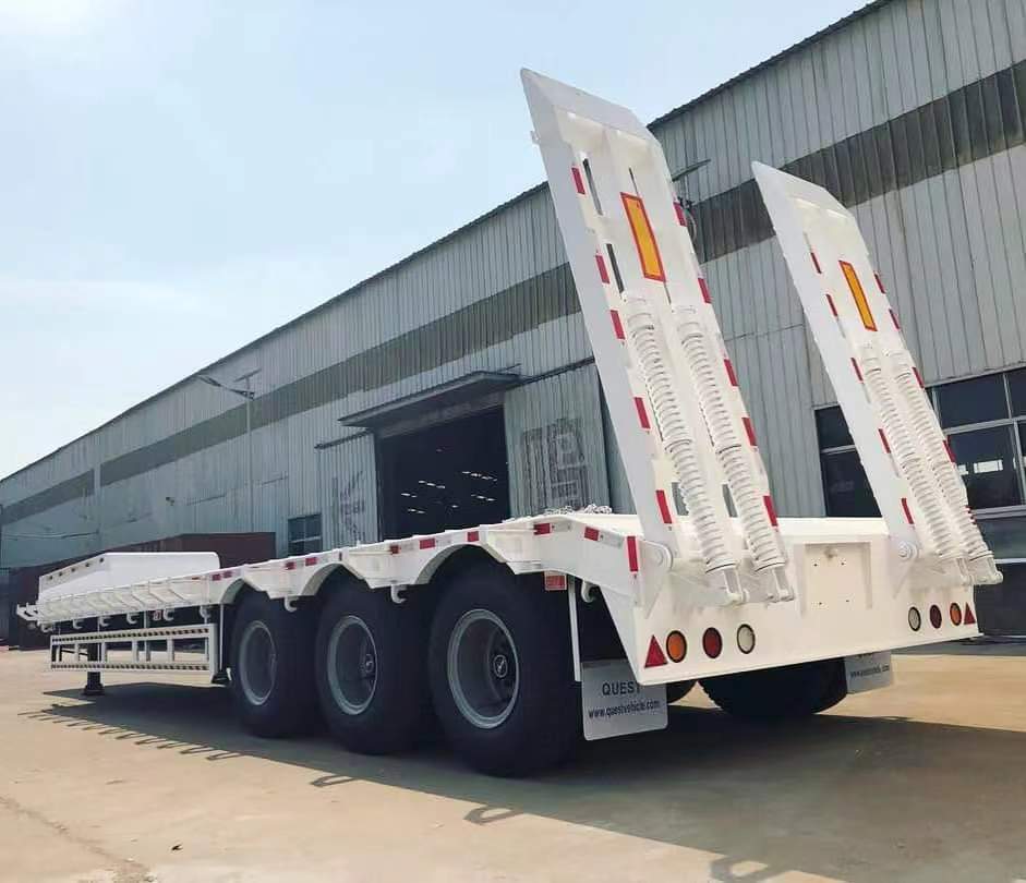 11m low flatbed semi-trailer