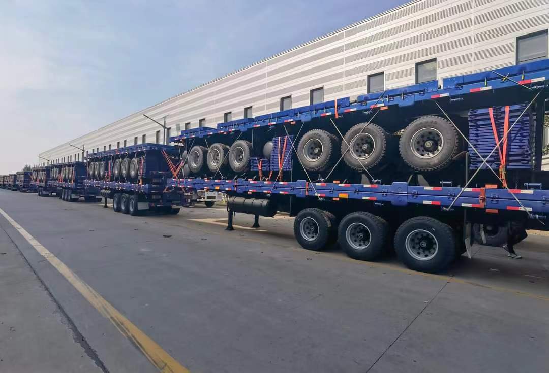 Flatbed semi-trailer customized by Philippine customers