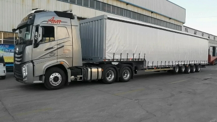 Curtain side semi-trailers ordered by Indonesian customers